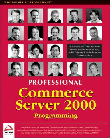 Professional Commerce Server 2000 programming