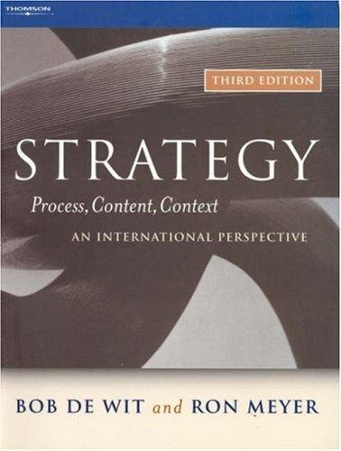 Strategy--process, content, context