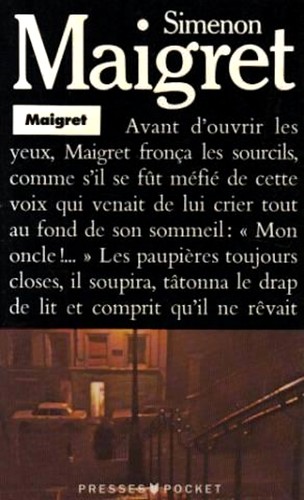 Maigret by Georges Simenon cover