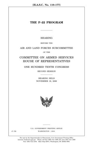 The F-22 program