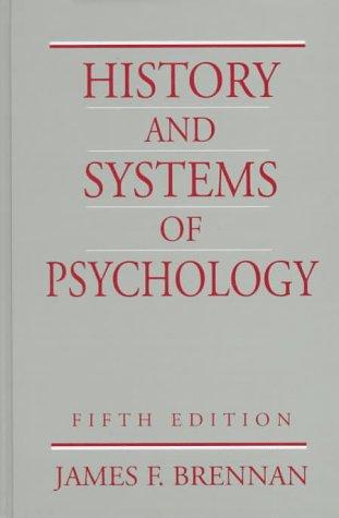 History and systems of psychology