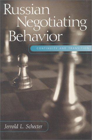 Russian negotiating behavior