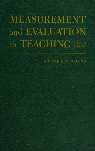 Measurement and evaluation in teaching