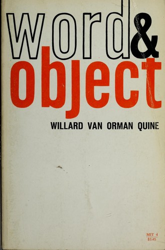 Word and object