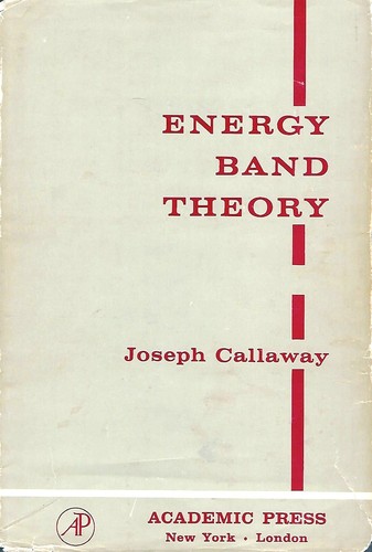 Energy band theory