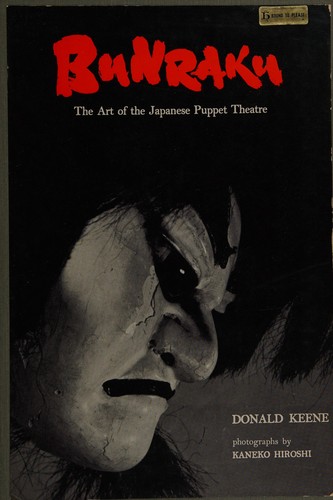 Bunraku by Donald Keene cover