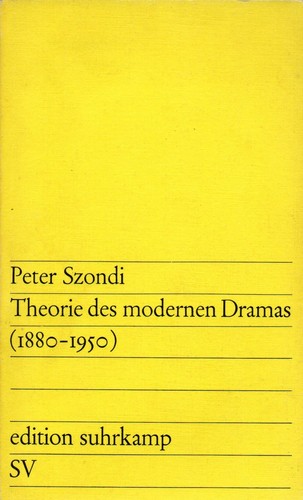 Theorie des modernen Dramas