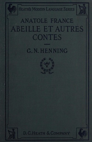 Abeille et autres contes by Anatole France cover