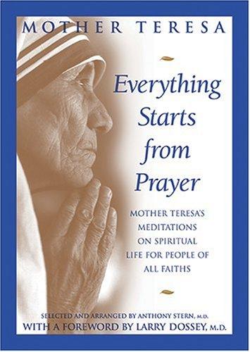 Everything starts from prayer