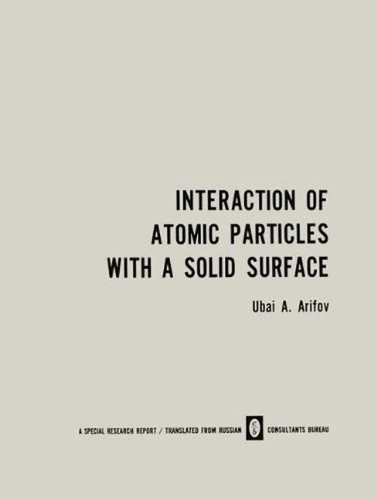 Interaction of atomic particles with a solid surface