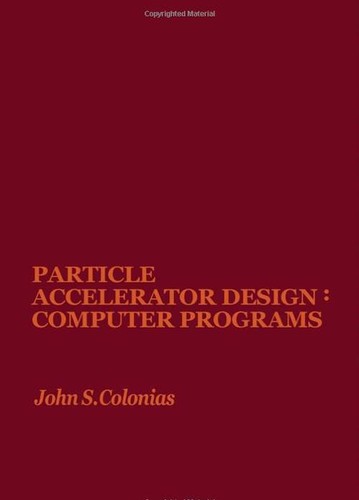 Particle accelerator design: computer programs