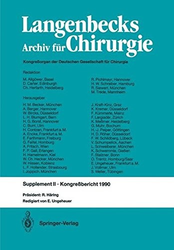 Deutsche Gesellschaft für Chirurgie by Rudolf Häring, Edgar Ungeheuer cover