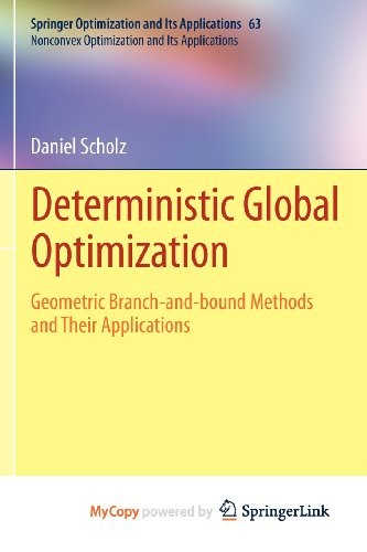 Deterministic Global Optimization