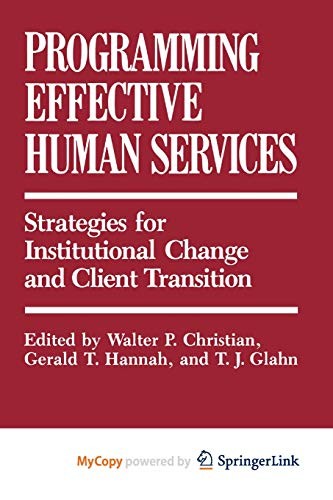 Programming Effective Human Services