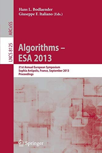 Algorithms – ESA 2013