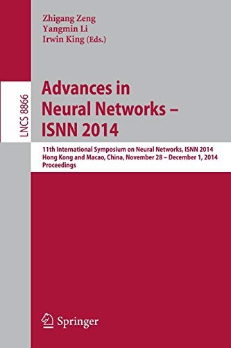 Advances in Neural Networks – ISNN 2014 by Zhigang Zeng, Yangmin Li, Irwin King cover