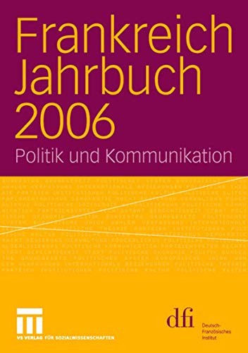 Frankreich Jahrbuch 2006 by dfi - Deutsch-Französisches Institut cover