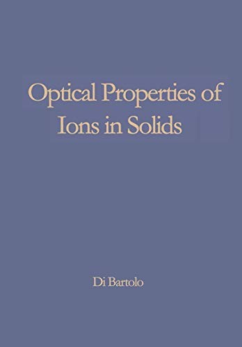 Optical Properties of Ions in Solids