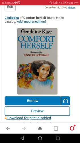 Comfort herself
