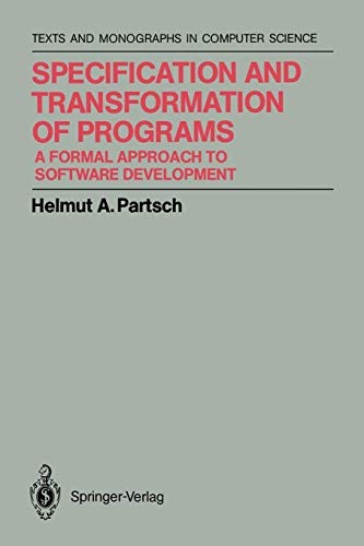Specification and Transformation of Programs