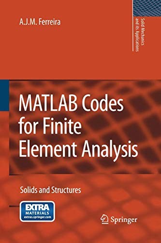 MATLAB codes for finite element analysis