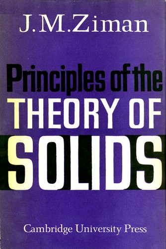 Principles of the theory of solids