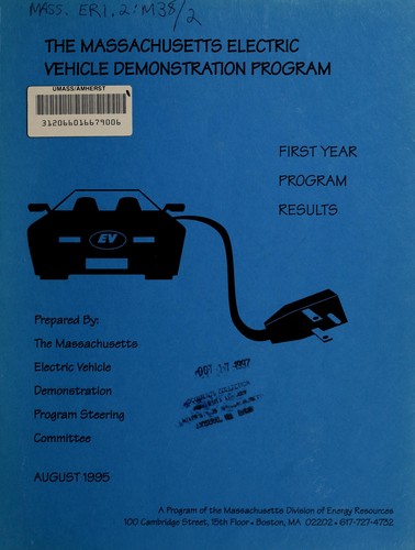 The Massachusetts Electric Vehicle Demonstration Program