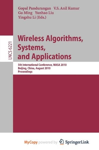 Wireless Algorithms, Systems, and Applications