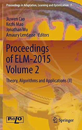 Proceedings of ELM-2015 Volume 2