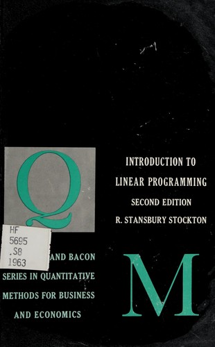 Introduction to linear programming