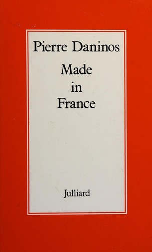 Made in France by Daninos, Pierre cover