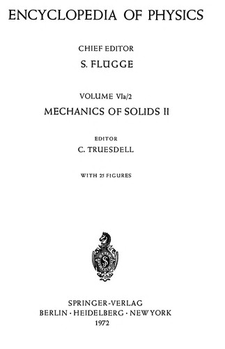 Encyclopedia of Physics = Handbuch der Physik