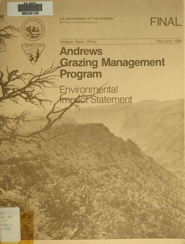 Andrews grazing management program