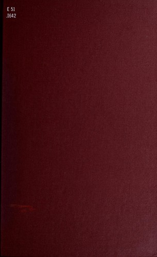[Notice and general program.] by International Congress of Americanists (13th 1902 New York, N.Y.) cover
