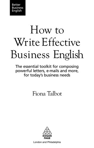 How to write effective business English