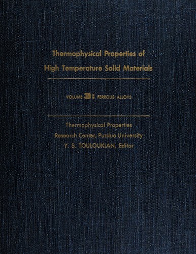 Thermophysical properties of high temperature solid materials