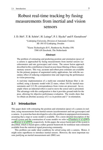 Pose estimation and calibration algorithms for vision and inertial sensors