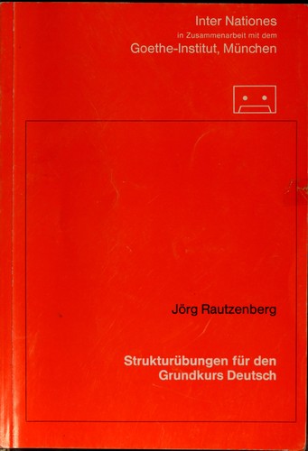 Strukturübungen für den Grundkurs Deutsch by  cover
