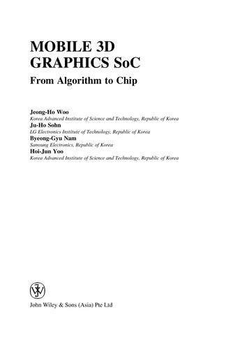 Mobile graphics 3D SoC