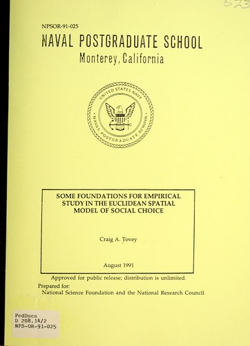 Some foundations for empirical study in the Euclidean spatial model of social choice