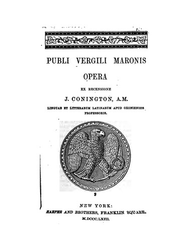 Publi Vergili Maronis opera