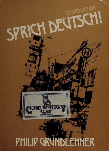 Sprich Deutsch! by Philip Grundlehner cover