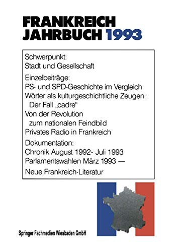 Frankreich-Jahrbuch 1993 by Deutsch-Französisches Institut cover