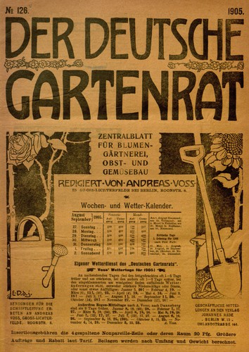 Der Deutsche Gartenrat by Andreas Voss cover