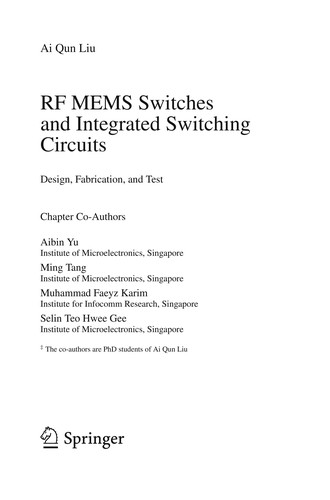 RF MEMS Switches and Integrated Switching Circuits
