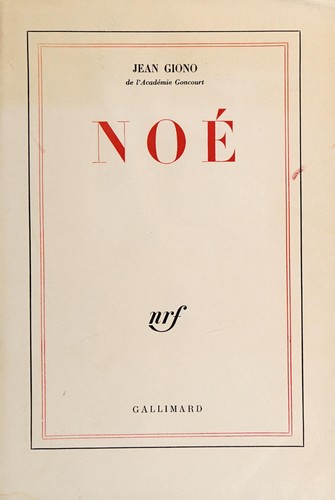 Noé by Jean Giono cover