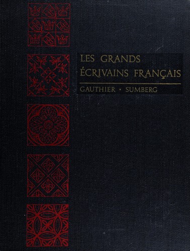Les grands écrivains français by Joseph Delphis Gauthier cover