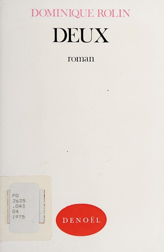 Deux by Rolin, Dominique cover