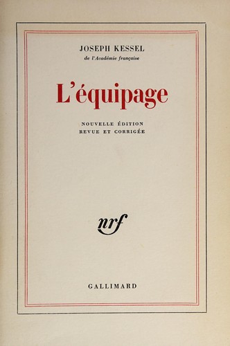 L'équipage by Joseph Kessel cover