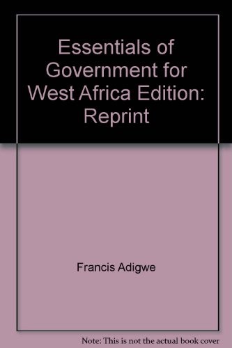 Essentials of government for West Africa